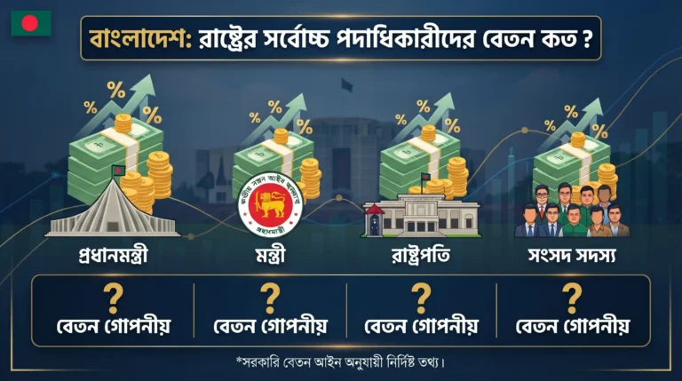 প্রধানমন্ত্রী মন্ত্রী ও প্রতিমন্ত্রীর বেতন কত