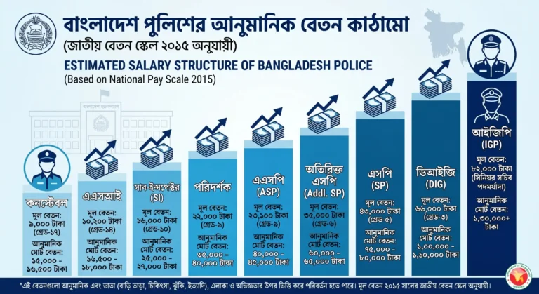 বাংলাদেশ পুলিশের বেতন কত