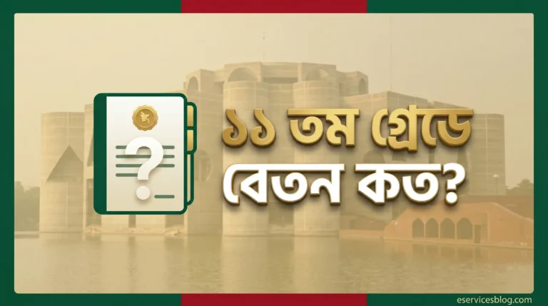 ১১ তম গ্রেডে বেতন কত টাকা
